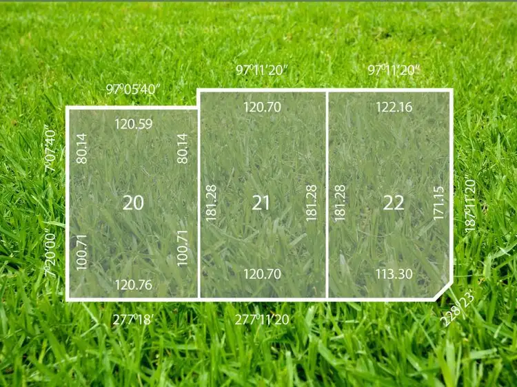 Floorplan of Homely land listing, 6 Mill Road, Gisborne VIC 3437