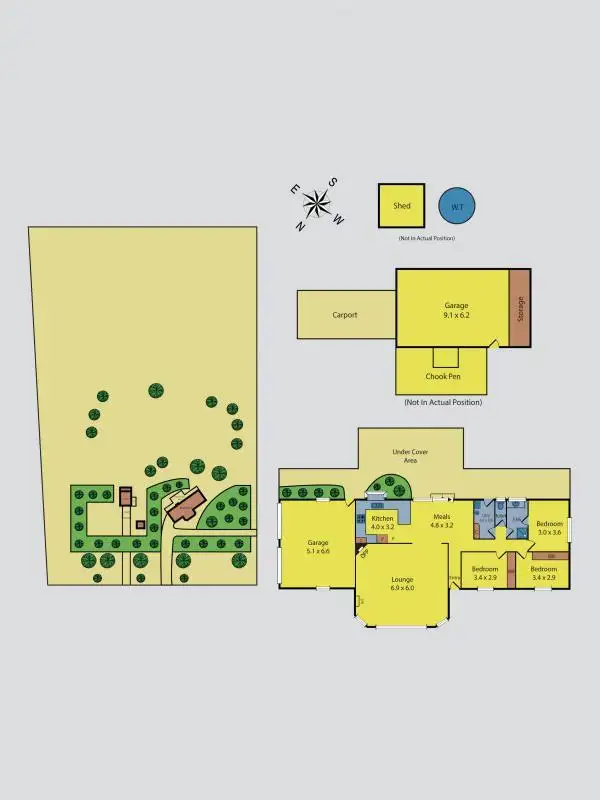 Floorplan of Homely house listing, 27 Jeffery Street, Carlsruhe VIC 3442