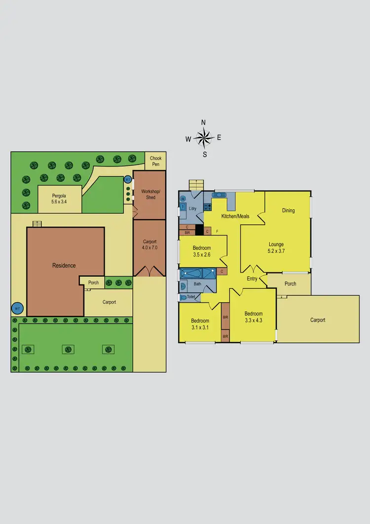 Floorplan of Homely house listing, 60 Clarks Road, Keilor East VIC 3033