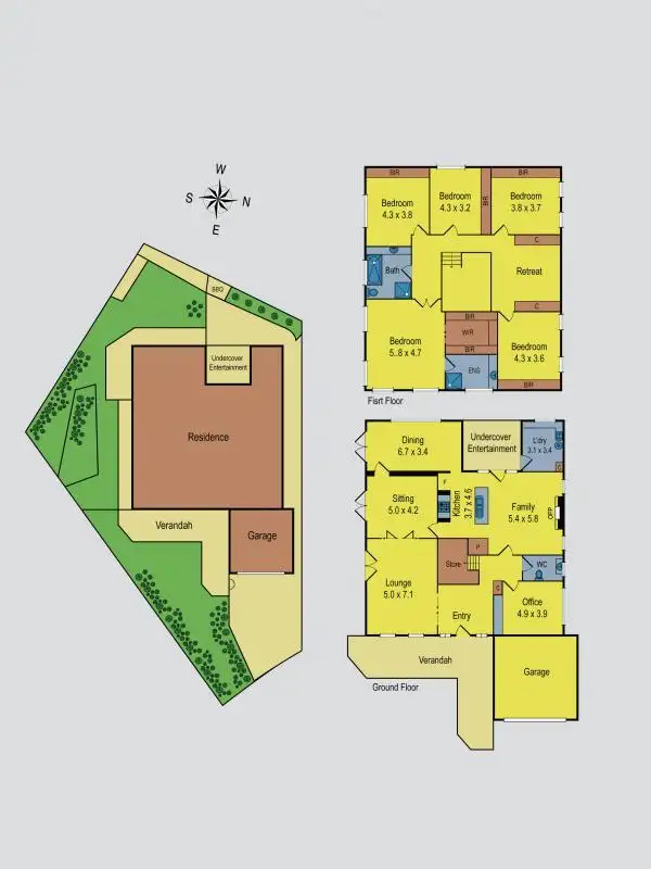 Floorplan of Homely house listing, 5 Clover Court, Keilor East VIC 3033
