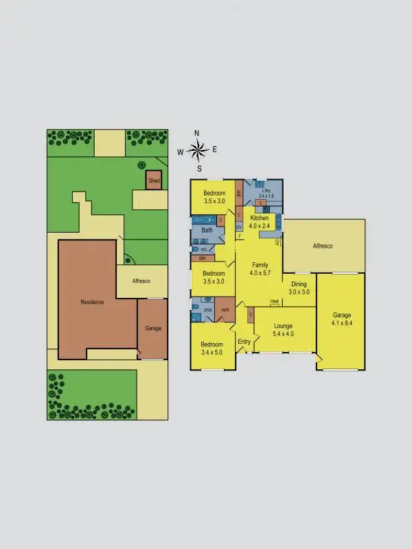 Floorplan of Homely house listing, 8 Solent Crescent, Taylors Lakes VIC 3038