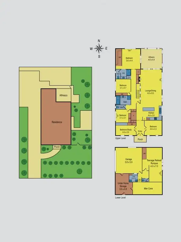Floorplan of Homely house listing, 15 Kurung Court West, Gisborne VIC 3437