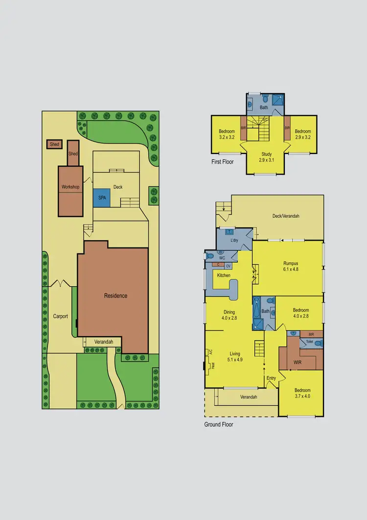 Floorplan of Homely house listing, 9 Edith Street, Oak Park VIC 3046