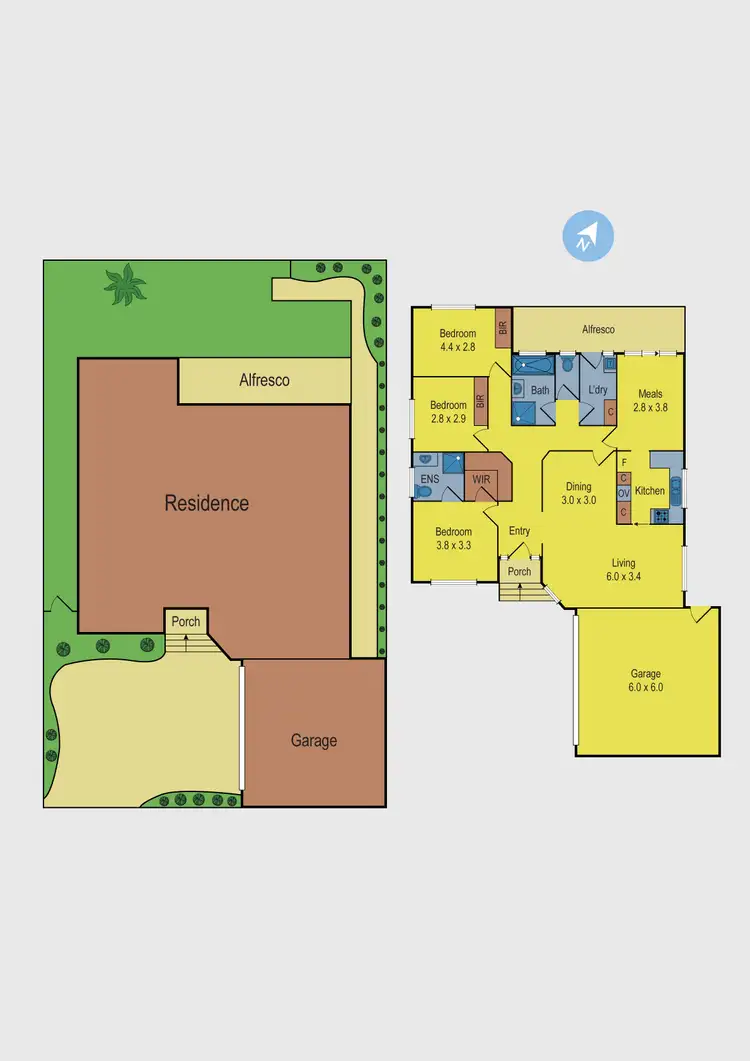 Floorplan of Homely unit listing, 2/29 Ethel Street, Oak Park VIC 3046
