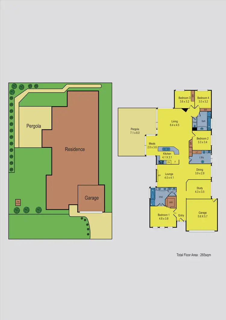 Floorplan of Homely house listing, 1 Cobblestone Green, Caroline Springs VIC 3023