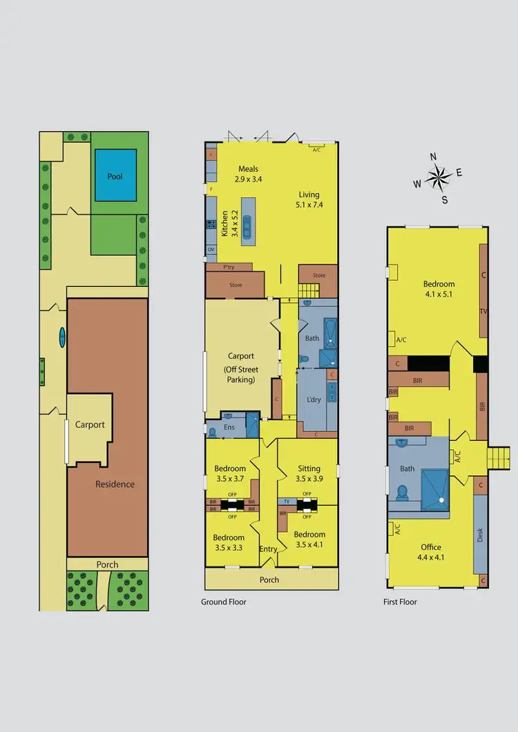 Floorplan of Homely house listing, 44 The Parade, Ascot Vale VIC 3032