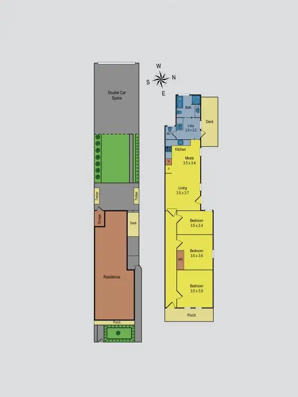 Floorplan of Homely house listing, 47 Union Road, Ascot Vale VIC 3032