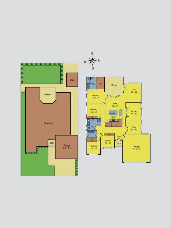Floorplan of Homely house listing, 76 Jindabyne Avenue, Taylors Hill VIC 3037