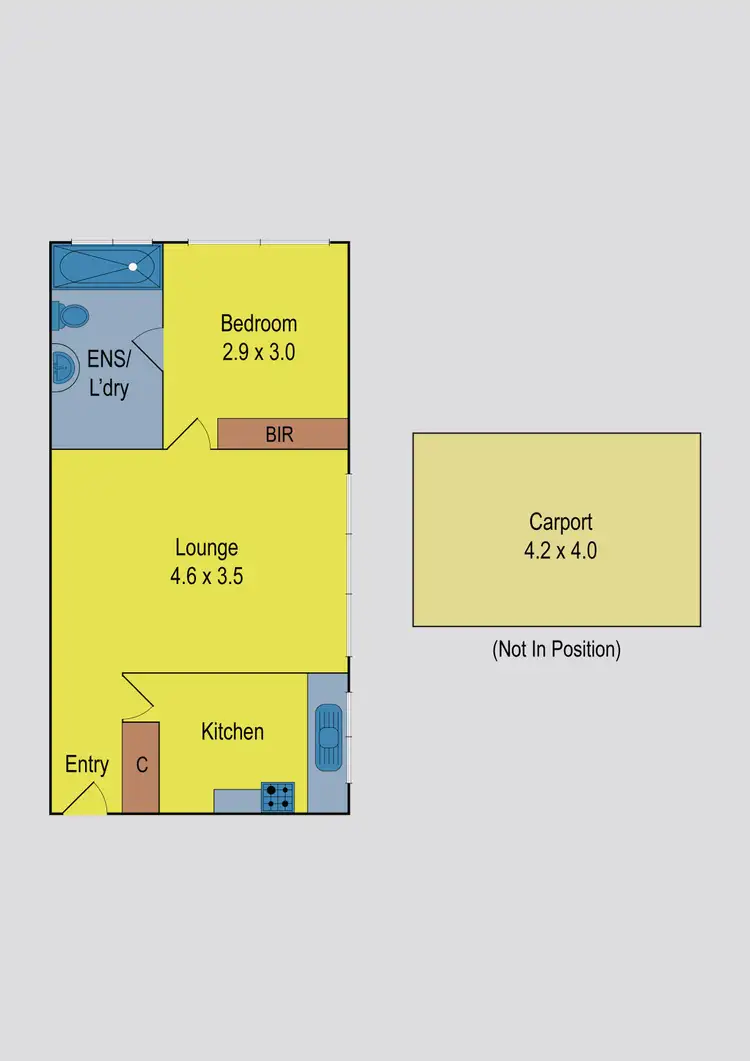 Floorplan of Homely apartment listing, 2/37 St Kinnord Street, Aberfeldie VIC 3040