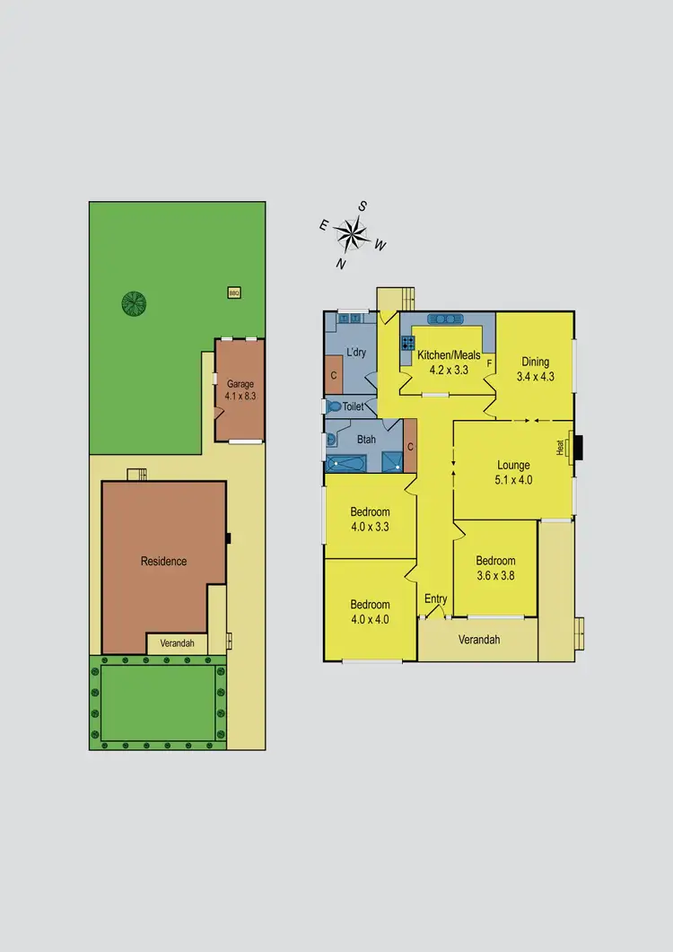 Floorplan of Homely house listing, 1 Dromana Street, Glenroy VIC 3046