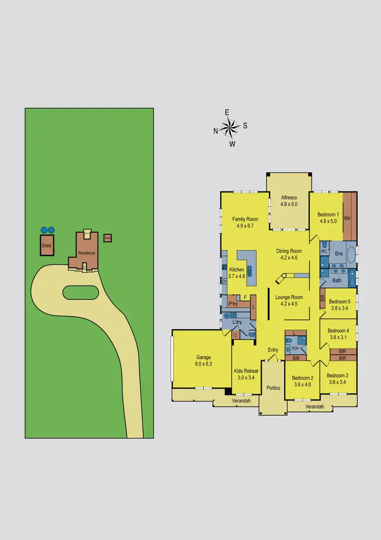 Floorplan of Homely house listing, 134 Edgecombe Street, Kyneton VIC 3444