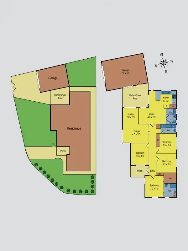 Floorplan of Homely house listing, 86 Hilton Street, Hadfield VIC 3046