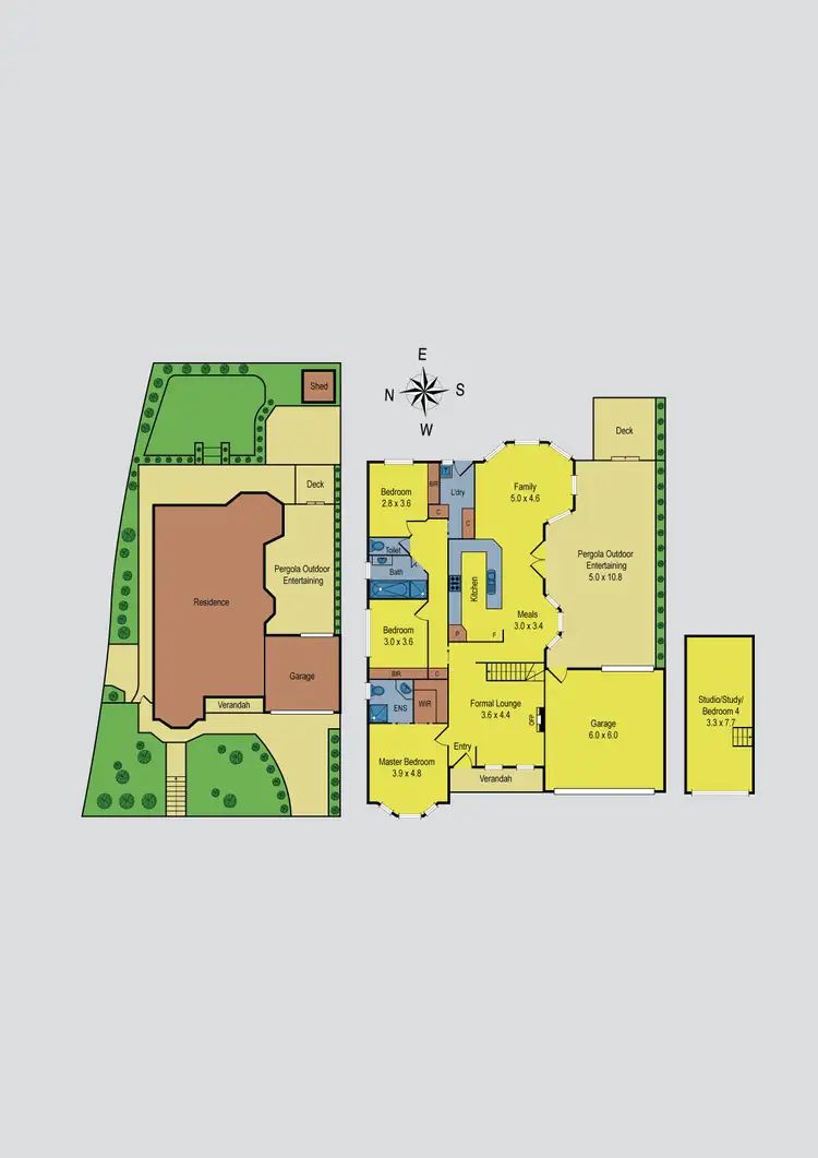 Floorplan of Homely house listing, 56 Ardlie Street, Attwood VIC 3049