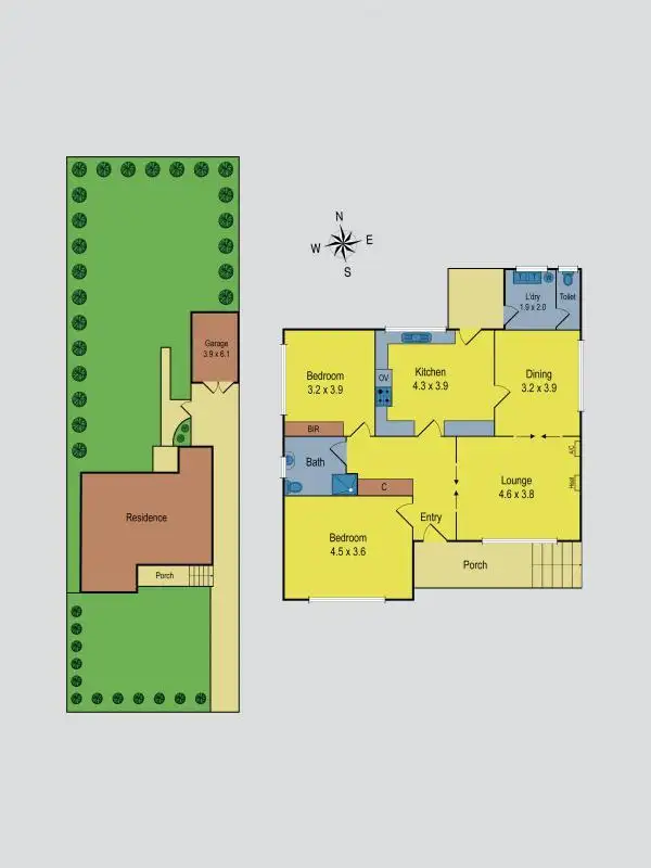 Floorplan of Homely house listing, 14 Winifred Street, Oak Park VIC 3046
