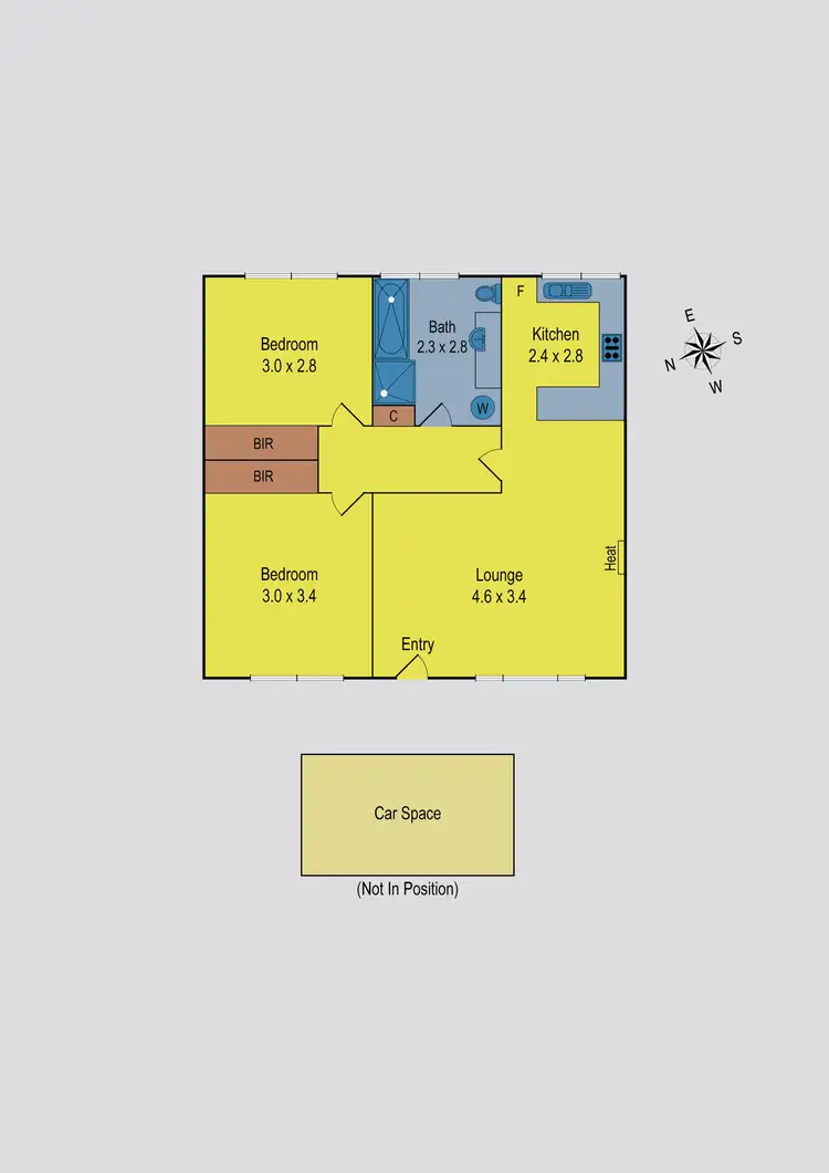 Floorplan of Homely unit listing, 5/11 Spencer Street, Essendon VIC 3040