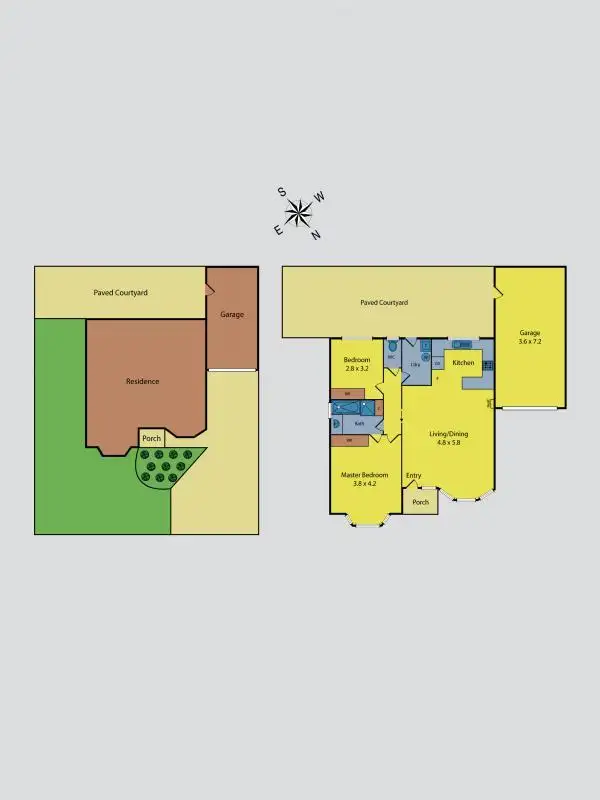 Floorplan of Homely unit listing, 3/49 Pasley Street, Sunbury VIC 3429