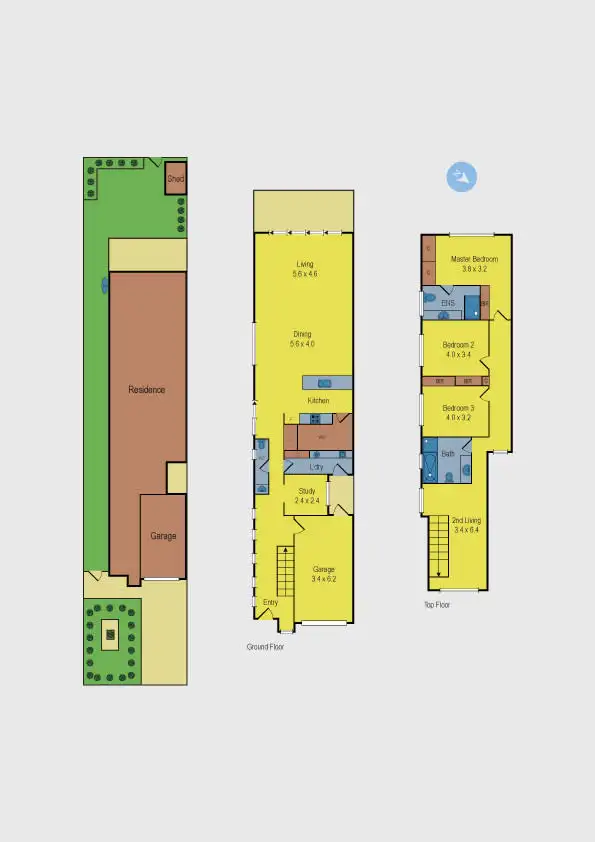 Floorplan of Homely house listing, 33 Emerald Street, Essendon West VIC 3040