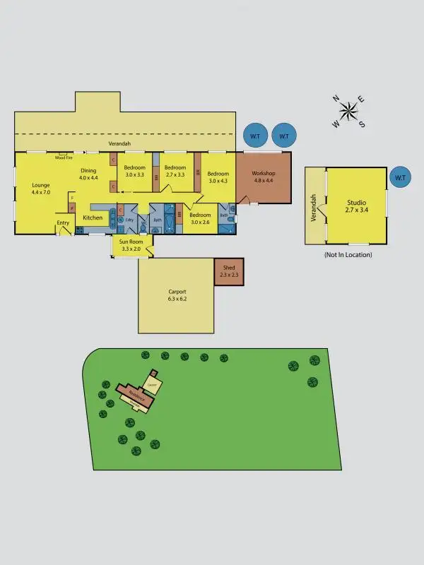 Floorplan of Homely house listing, 22 Hastings Drive, New Gisborne VIC 3438