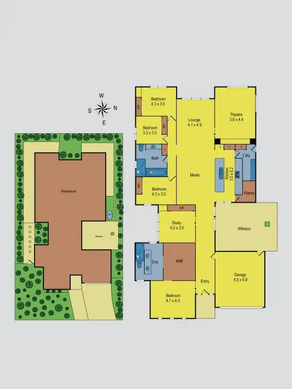 Floorplan of Homely house listing, 14 Firenze Road, Greenvale VIC 3059