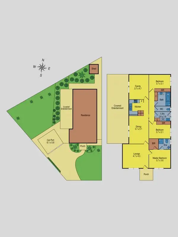 Floorplan of Homely house listing, 4 Ancona Close, Taylors Lakes VIC 3038