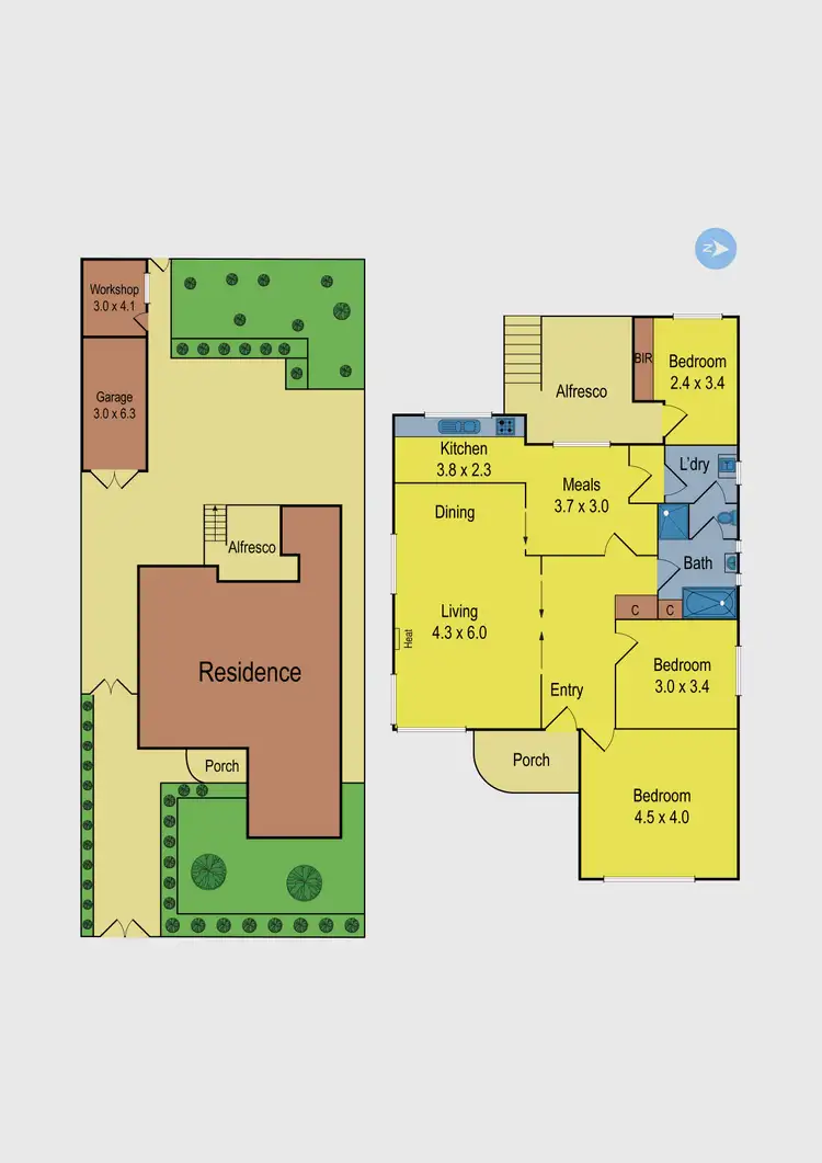 Floorplan of Homely house listing, 19 Melville Road, Brunswick West VIC 3055