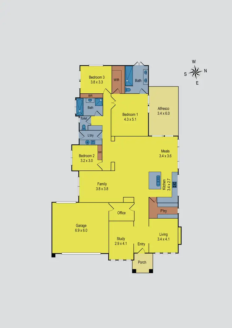 Floorplan of Homely house listing, 11 Gordon Boulevard, Gisborne VIC 3437