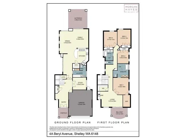 Floorplan of Homely house listing, 4a Beryl Avenue, Shelley WA 6148