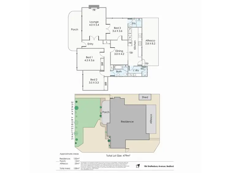 Floorplan of Homely house listing, 186 Shaftesbury Avenue, Bedford WA 6052