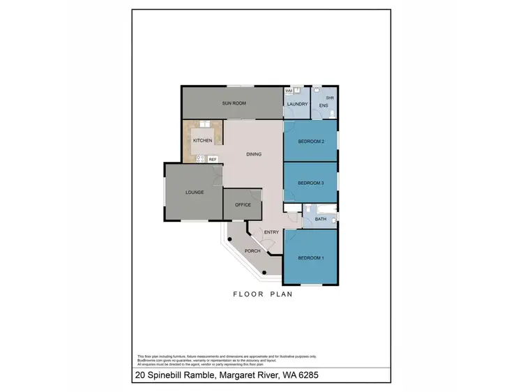 Floorplan of Homely house listing, 20 Spinebill Ramble, Margaret River WA 6285
