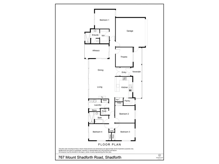 Floorplan of Homely house listing, 767 Mount Shadforth Road, Shadforth WA 6333