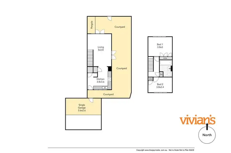 Floorplan of Homely townhouse listing, 11/7 O'Halloran Lane, Mosman Park WA 6012