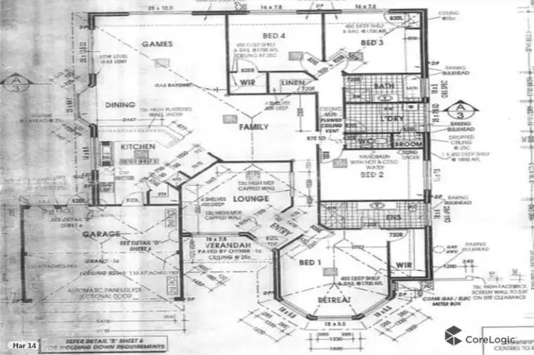 Floorplan of Homely house listing, 3 Durrington Glade, Clarkson WA 6030
