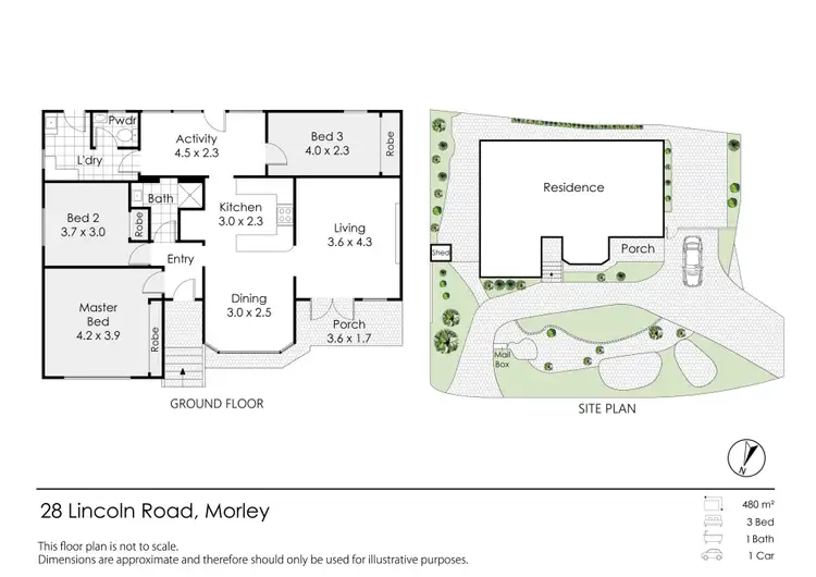 Floorplan of Homely house listing, Lot 1, 28 Lincoln Road, Morley WA 6062