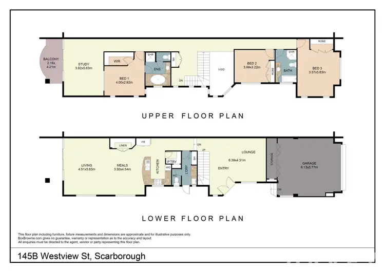 Floorplan of Homely house listing, 145B Westview Street, Scarborough WA 6019