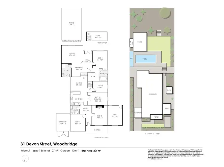 Floorplan of Homely house listing, 31 Devon Street, Woodbridge WA 6056