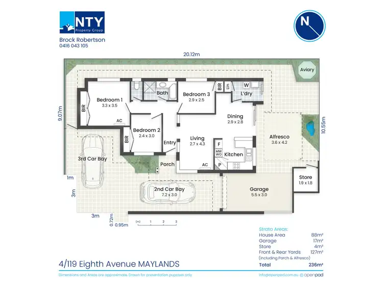 Floorplan of Homely villa listing, 4/119 Eighth Avenue, Maylands WA 6051
