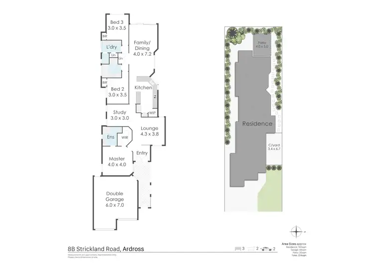 Floorplan of Homely house listing, 8B Strickland Road, Ardross WA 6153