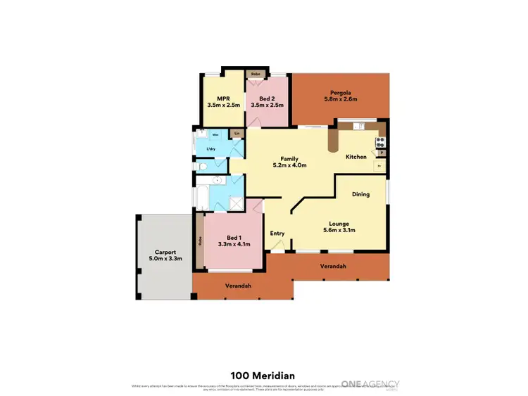 Floorplan of Homely house listing, 100 Meridian Drive, Mullaloo WA 6027