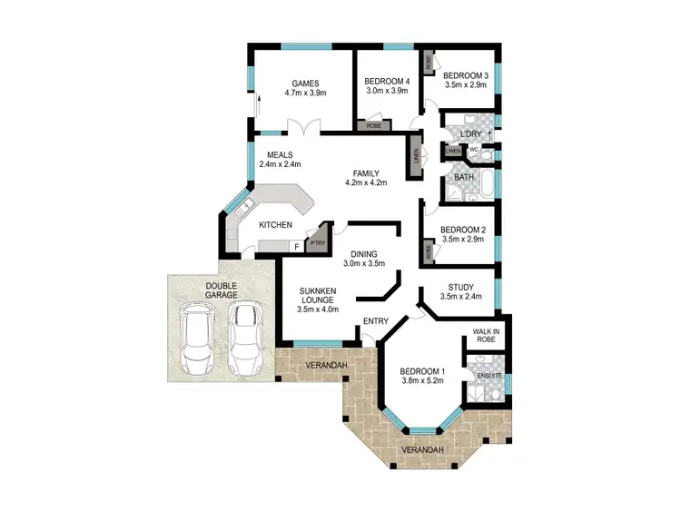Floorplan of Homely house listing, 11 Hibiscus Court, Eaton WA 6232
