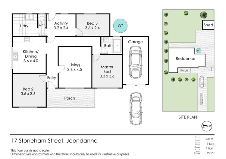 Floorplan of Homely house listing, 17 Stoneham Street, Joondanna WA 6060