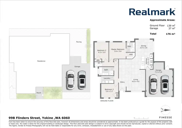 Floorplan of Homely villa listing, 99b Flinders Street, Yokine WA 6060