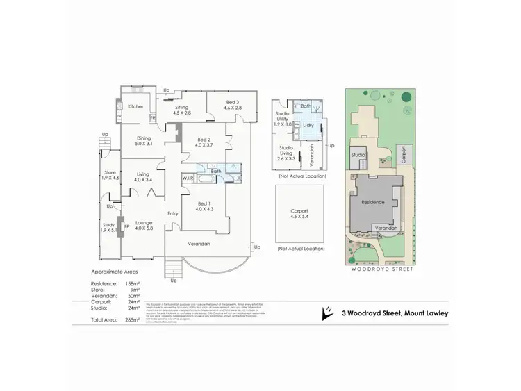 Floorplan of Homely house listing, 3 Woodroyd Street, Mount Lawley WA 6050