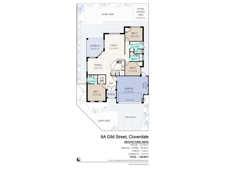 Floorplan of Homely house listing, 6a Gild Street, Cloverdale WA 6105