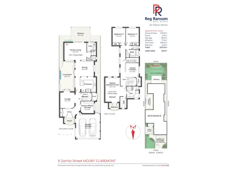 Floorplan of Homely house listing, 6 Zamia Street, Mount Claremont WA 6010