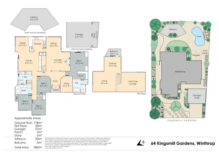 Floorplan of Homely house listing, 64 Kingsmill Gardens, Winthrop WA 6150