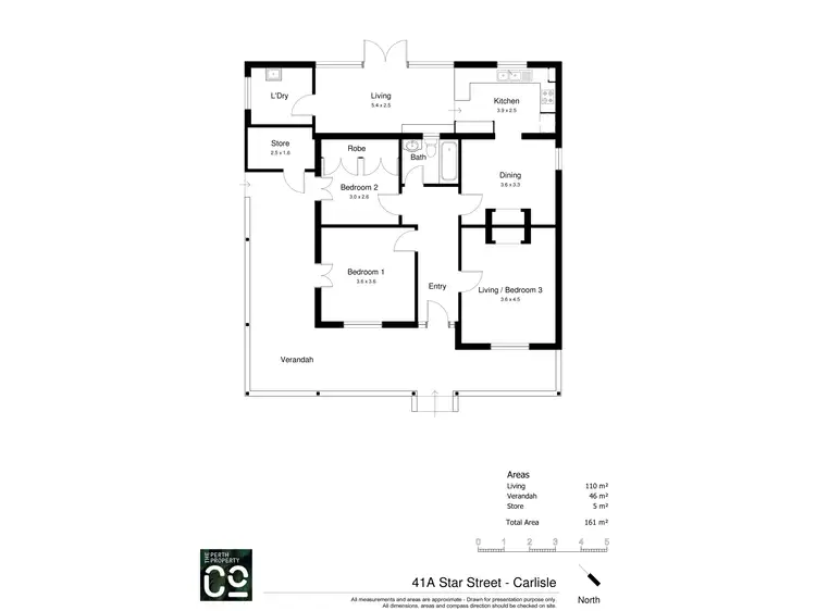Floorplan of Homely house listing, 41A Star Street, Carlisle WA 6101