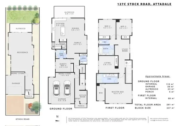Floorplan of Homely house listing, 127c Stock Road, Attadale WA 6156