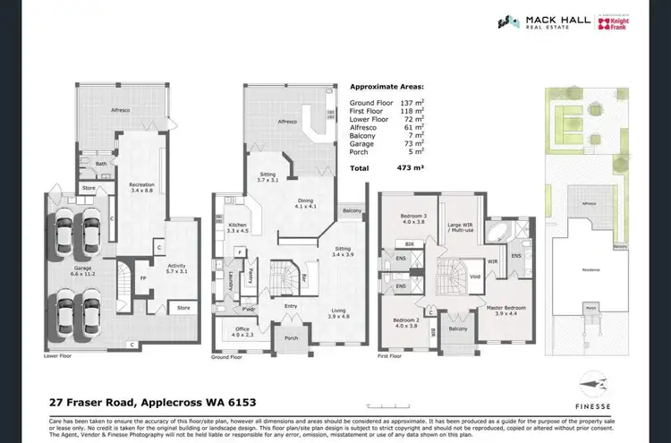 Floorplan of Homely house listing, 27 Fraser Road, Applecross WA 6153