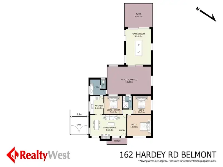 Floorplan of Homely house listing, 162 Hardey Road, Belmont WA 6104