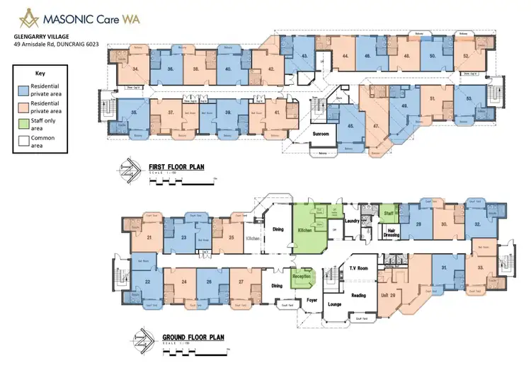 Floorplan of Homely retirement listing, 33/49 Arnisdale Road, Duncraig WA 6023